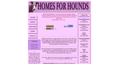 Desktop Screenshot of homes4hounds.com